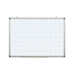 Igpro - Pizarra Clasica Magnética Pared Cuadriculada 120X240Cm