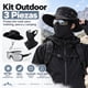 thumbnail image 1 of Set Outdoor 3 Piezas Sombrero Máscara y Lentes Deportivos Negro, 1 of 6