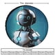 thumbnail image 2 of Mi amigo robot Funda para neumático de repuesto de tela Oxford - Tela Oxford 82CM, 2 of 6