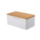 thumbnail image 3 of Contenedor De Pan, Contenedor De Almacenamiento De Cocina, Soporte De Pan Para Mostrador De Cocina, Blanco, 3 of 5