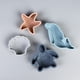 thumbnail image 5 of Juego de juguetes de playa BLUE GINKGO Silicone Modern Baby con cubo, 5 of 9