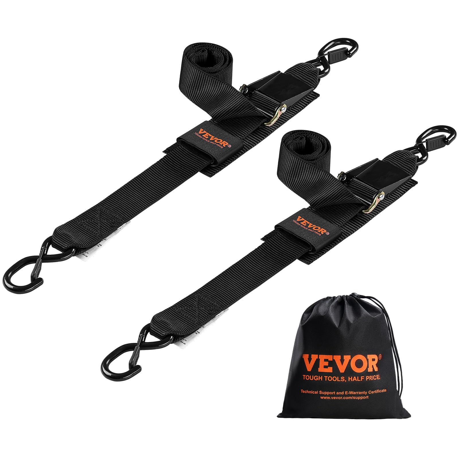 Correas De Popa Para Remolques De Barco, Vevor, 2 X 48 Pulgadas, 680 Kg Break