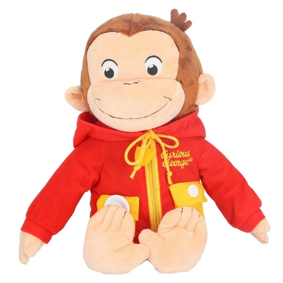 Animal de peluche preferido por los niños: Curious George aprende a vestirse