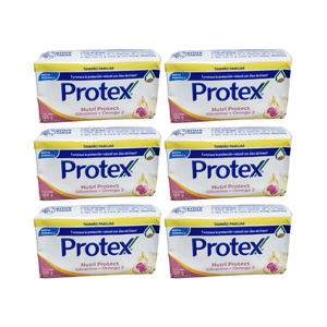Pack 6 Jabón En Barra Protex Nutri Protect + Omega 3 125 G