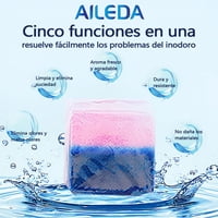Aileda Pack De 2, Artículos De Limpieza, Para Inodoro De Baño