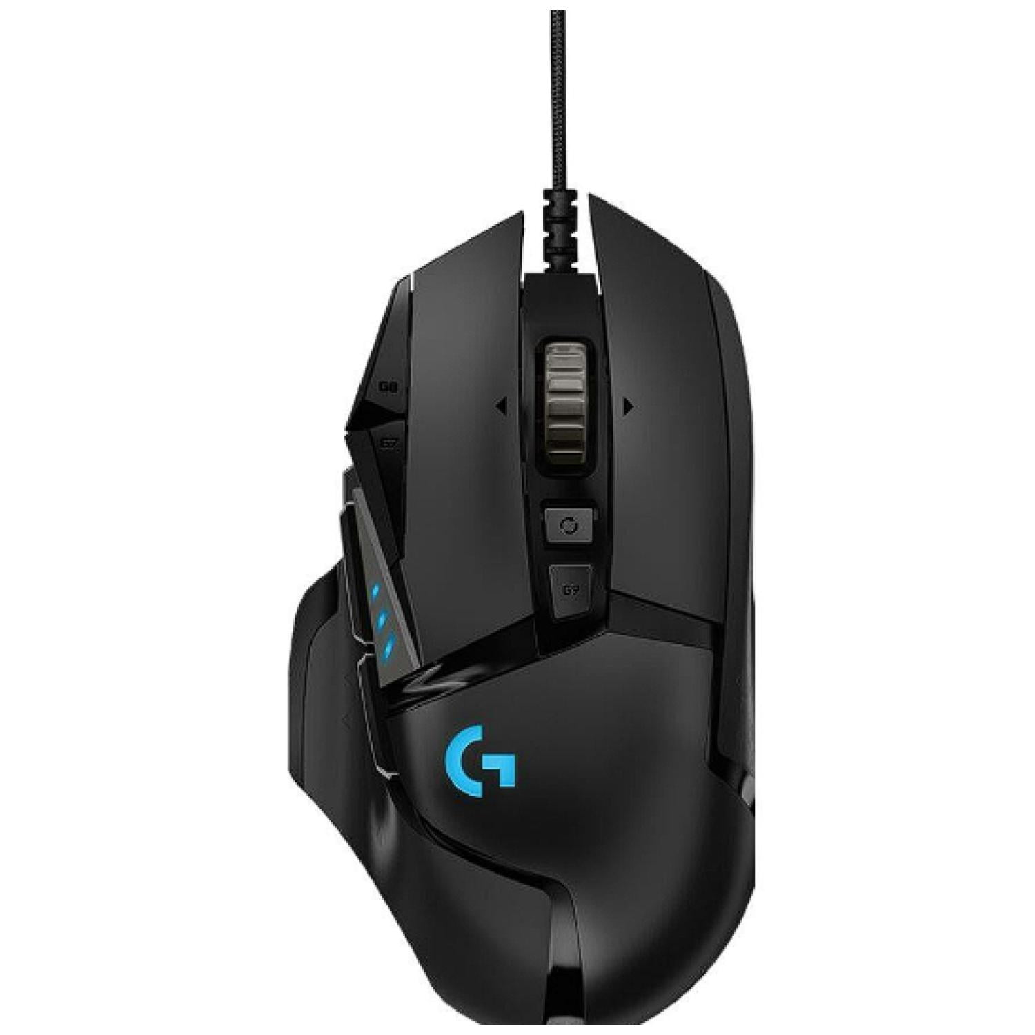 Logitech - Mouse Gamer Alambrico Usb 11 Botones Rgb Hero G502