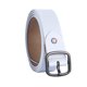 thumbnail image 1 of Cinturón Retro Estiloso de Cuero Casual para Mujer INSPIRE CHIC Blanco Ajuste Cintura: 31-37", 1 of 7
