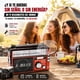 thumbnail image 1 of Radio FM-AM  Portátil, con Cargador Solar y Linterna + Batería Recargable / Multicolor, 1 of 6