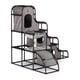 thumbnail image 4 of Productos para mascotas Cat Tower Prevue Catville Tower Gray 7240, 4 of 7