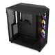 thumbnail image 1 of Funda NZXT H6 Flow RGB Mid-Tower con 3 ventiladores RGB, color negro, 1 of 9