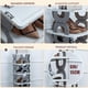 thumbnail image 5 of Zapatero plegable de 6 niveles, zapatero plegable, organizador de zapatos, zapatero, torre de zapatos, zapatero de esquina, zapatero vertical (6 niveles, gris), 5 of 5