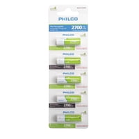 Philco - Tira 5 Pilas Recargables Aa 2700Mah