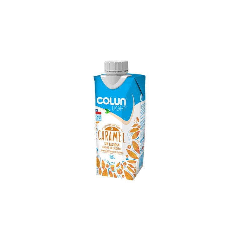 Leche Cafe Light Caramel 330 ml Colun