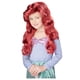 thumbnail image 1 of Peluca California Disfraces Lil Mermaid Maroon Synthetic, 1 of 1