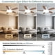 thumbnail image 3 of Luz con ventilador WZZIW 81 cm regulable 3000‑6500 K con control remoto, 3 of 9