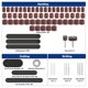 thumbnail image 4 of Kit De Accesorios Para Herramientas Rotativas 476pcs Para Cortar Etc, 4 of 9