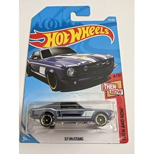 Hot Wheels Entonces Y Ahora 4/10, Morado '67 Mustang 315/365 Tarjeta De 50 Aniversario