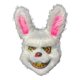 thumbnail image 3 of Máscara Conejo Malvado Party Careta Rígida Plástico Blanco para Halloween, 3 of 3