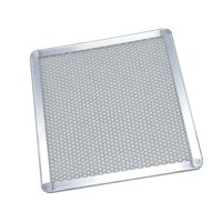 Magideal - Red Para Pizza, Pantalla Para Pizza, Plato De Cocina Para Hornear, Bandeja Para Tostadas De Aleación De Aluminio, Multiusos, Fácil De Limpiar, Bandeja 10 Pulgadas