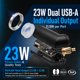 thumbnail image 3 of Cargador USB Cliff Top 4.6A Dual USB para BMW/Triumph, 3 of 7
