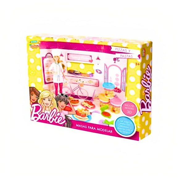 Set Masitas Moldeables Barbie Pizzas Y Pastas