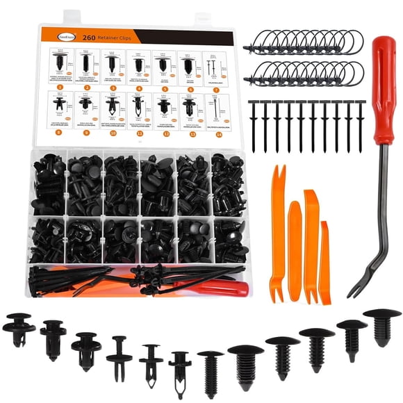 Kit De Clips Para Parachoques 260 Piezas
