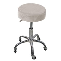 Magideal - Taburete De Bar Redondo Funda Para Asiento De Silla Para Cafetería Cafetería , Blanco