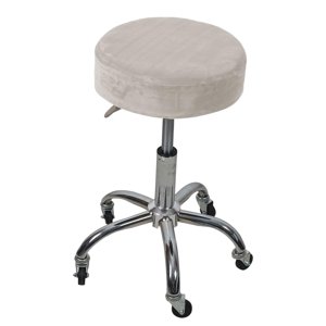 Magideal - Taburete De Bar Redondo Funda Para Asiento De Silla Para Cafetería Cafetería , Blanco