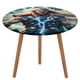 thumbnail image 1 of Thor-theme Fitted Round Tablecloths Elastic Edged Table Covers Waterproof Table Cloth for Kitchen Holiday Party Tables Decor 150cm, 1 of 6
