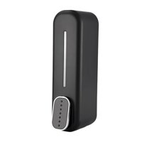 Bothyi - Dispensador De Gel De Ducha De Champú Líquido De Mano De Montaje En Pared Para Baño De Hotel Negro