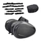 thumbnail image 5 of Bolsas De Sillín Para Motocicletas Con Cremallera Bolsa De Equipaje Universal Para Motocicleta Equipaje Trasero PU, 5 of 5
