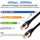 thumbnail image 2 of Cable Ethernet BUSOHE Cat8, 5 pies, paquete de 40 Gbps, 2000 MHz, 2 of 7