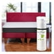thumbnail image 1 of Cama Europea Zen Roller 2 Plazas Colchon Comprimido Espuma + Respaldo Tela Burdeo, 1 of 8