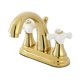 thumbnail image 1 of Grifo para baño Kingston Brass KS7612PX de 10 cm, latón pulido, 1 of 5