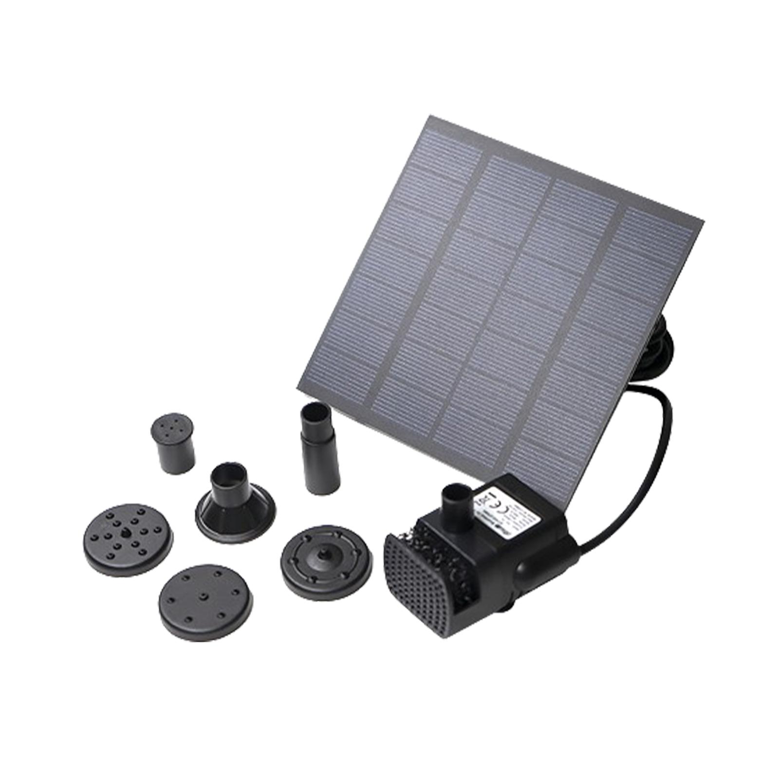 Magideal - Bomba De Agua Solar, Bomba De Fuente De Agua Alimentada Por Energía Solar, Mini Bomba Solar, Kit De Fuente Solar Diy Versátil Para Accesorio De Baño