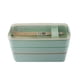 thumbnail image 1 of 1pc, Portable Lunch Box, Stacked Bento Box, 3 Tiers 4 Compartment Food Container, For Students And Office Workers, Kitchen Gadgets, Kitchen Stuff, Kitchen Accessories, Home Kitchen Items, Back To Scho, 1 of 4