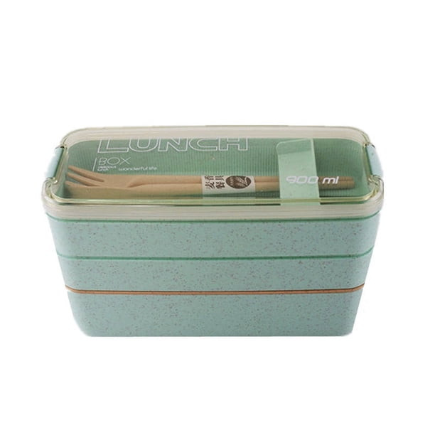 1pc, Portable Lunch Box, Stacked Bento Box, 3 Tiers 4 Compartment Food Container, For Students And Office Workers, Kitchen Gadgets, Kitchen Stuff, Kitchen Accessories, Home Kitchen Items, Back To Scho