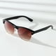 thumbnail image 4 of POLASUP GAFAS LENTES DE SOL Gafas de sol con montura negra y lentes marrones degradados, diseño clásico y elegante, 4 of 6
