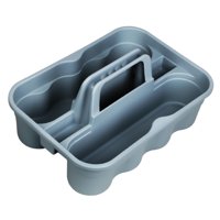 Magideal - Cesta Para Herramientas De Limpieza, Portátil, Ahorra Espacio, Práctica Caja De Almacenamiento, Organizador De Suministros De Limpieza Para Dormitorio Azul