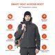 thumbnail image 3 of Chaqueta Térmica DEWBU Gris XL con Pack de Batería 12 V, 3 of 6