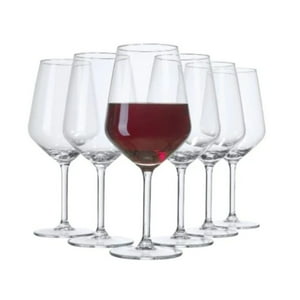Chic Haus - Set 6 Copas De Vino 435Ml Vidrio Coctel Aperol Ramazzotti St Germain