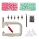 thumbnail image 1 of Máquina De Ajuste Hecha A Mano Con Perlas, 4/5/6/8/10mm, Artesanía DIY Para Bolsos, Artesanía De Cuero, Rosa, Rojo, Verde, 1 of 5