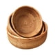 thumbnail image 1 of Xiao Hua Juego de 3 Piezas de Cestas Tejidas, Usado para Almacenar y Organizar Frutas, Verduras, Tazones, Comida, Cesta de Almacenamiento circular Tejida de Ratán para Encimera de Cocina, (Grande,, 1 of 4