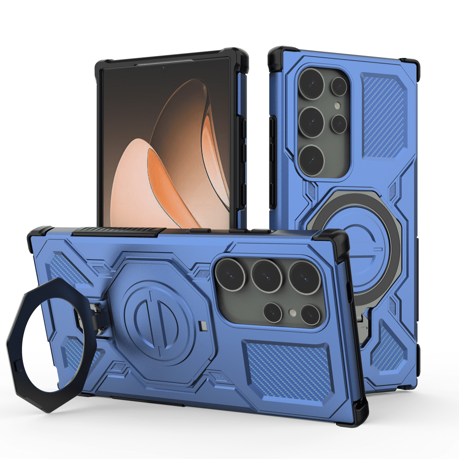 Funda Foxdock Para Samsung Galaxy S24 Ultra , Magnética, Ligera, Soporte 360°, Antigolpes