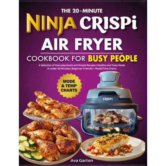 Libro de recetas para freidora de aire Ninja Crispi: recetas para personas ocupadas