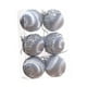 thumbnail image 1 of 6x Bolas De Navidad Adornos Colgantes De Navidad Decoraciones Colgantes Para Árbol De Navidad Plata 6cm, 1 of 3