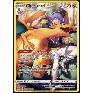 Tarjeta Coleccionable Pokémon Charizard Tg03 Trainer Gallery, Arte Completo