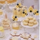 thumbnail image 3 of Paquete de 50 adornos para cupcakes con diseño de abeja y purpurina para revelar el género, baby shower, fiesta de cumpleaños, etc., 3 of 4