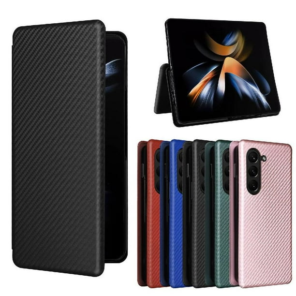 Funda Flip para FOXDOCK Samsung Galaxy Z Fold 5 - Funda magnética de negocios, funda protectora delgada