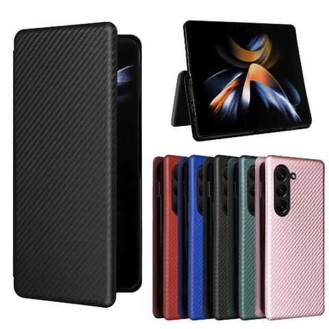 Funda Flip Para Foxdock Samsung Galaxy Z Fold 5 - Funda Magnética De Negocios, Funda Protectora Delgada